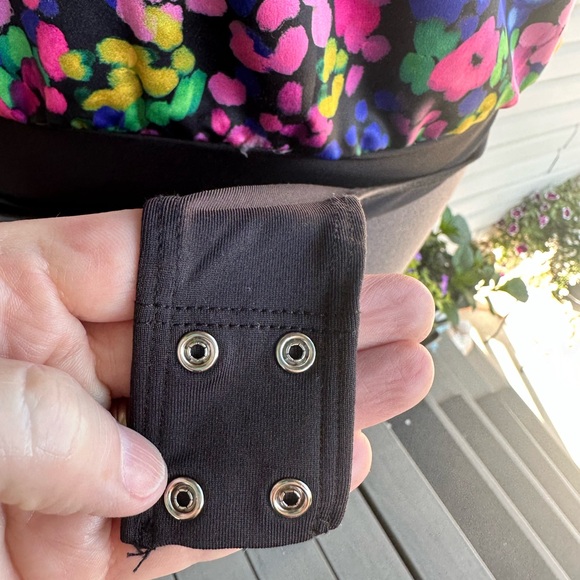 Dynamite satin finish printed bodysuit with one shoulder - Picture 11 of 14